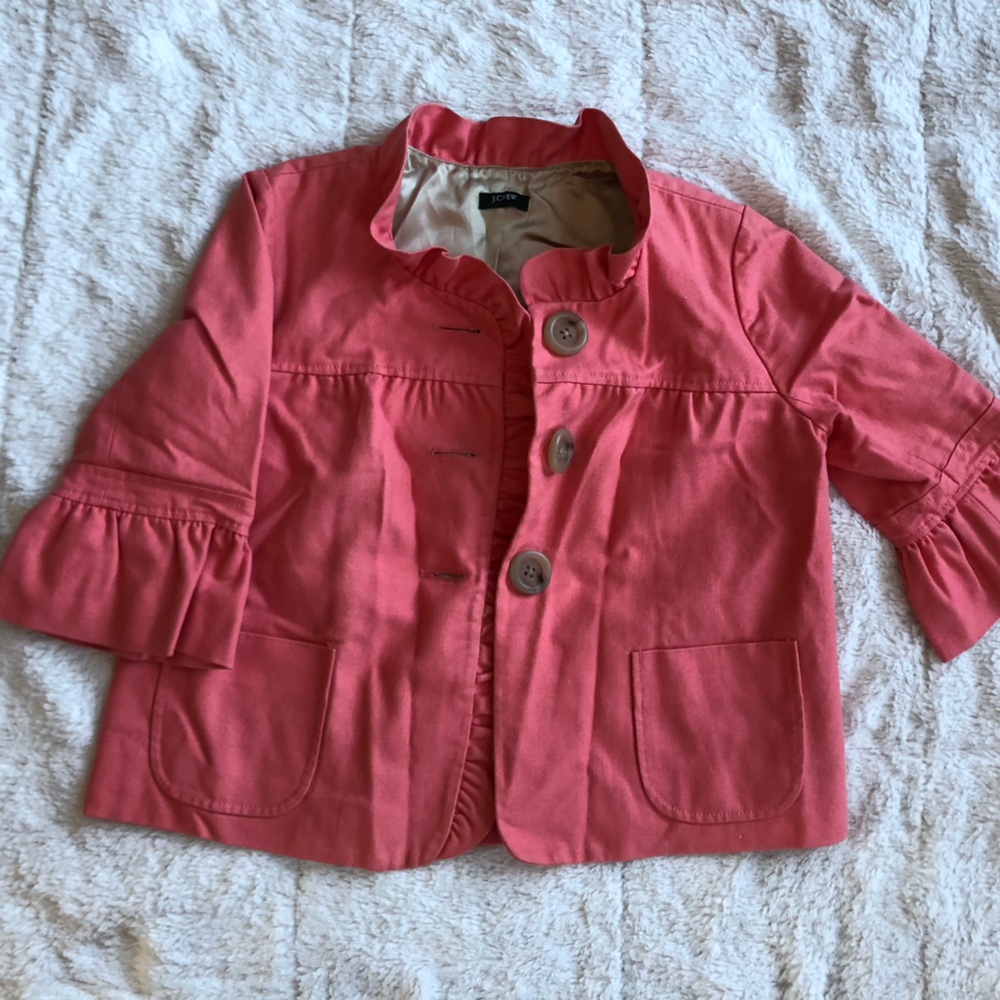 J. Crew Ruffle Jacket